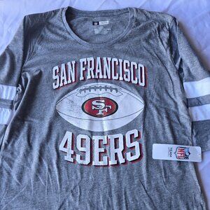 NFL Team Apparel SF 49ers Long Sleeve shirt- Large